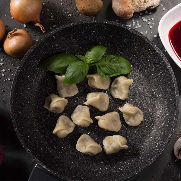 Domowe uszka z grzybami